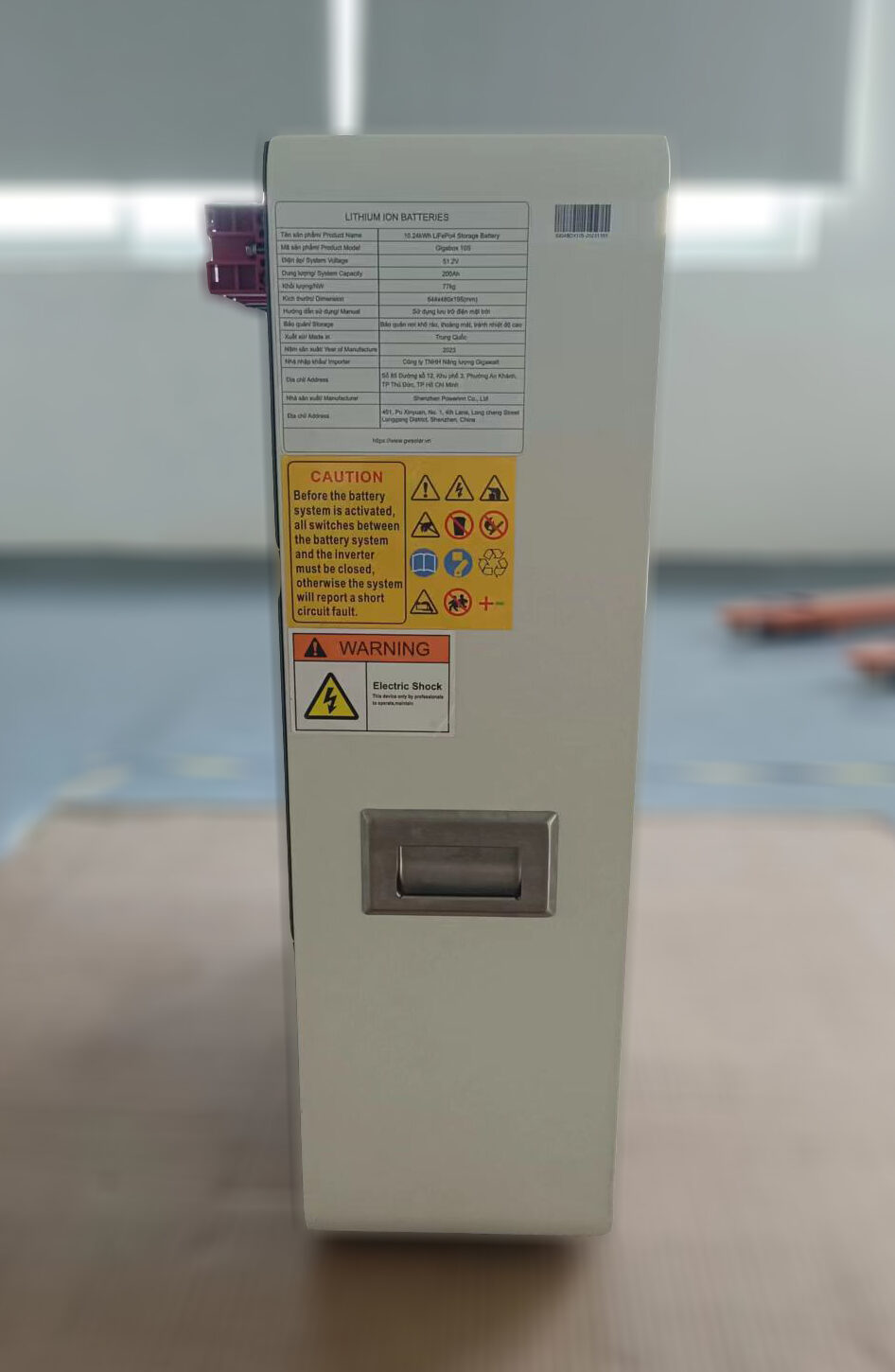 Pin lưu trữ điện Lifepo4 10kwh GIGABOX 10S - ảnh 3